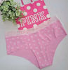 Imagen de PINK Panty Hipster No-Show Encaje